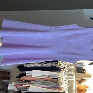 Lilac colored textured dress. Above the knee. Never worn. NWT.